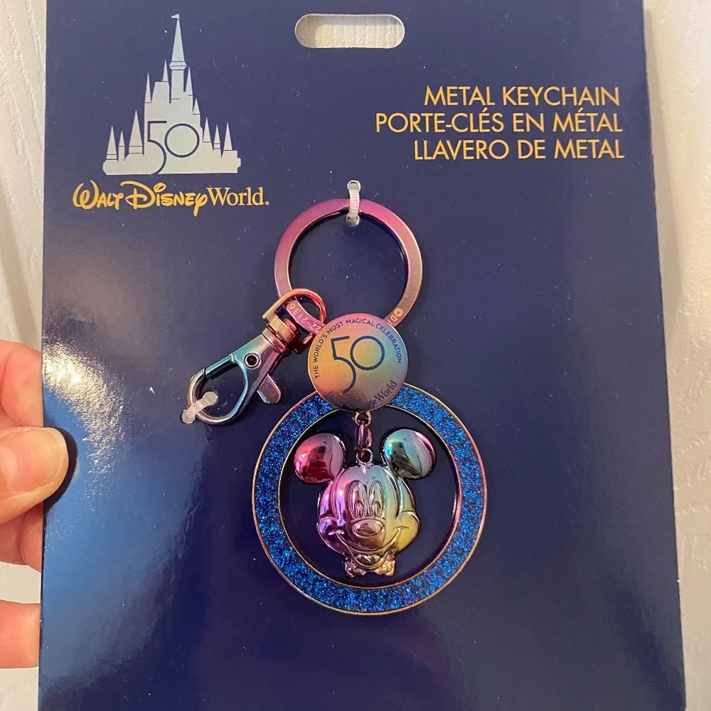 Walt Disney World 50 Years of Disney World Magic Keychain